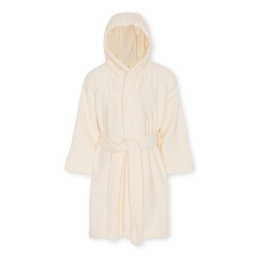 Konges Sløjd Kinder-Bademantel Terry „Off White“, Gr. 80/92