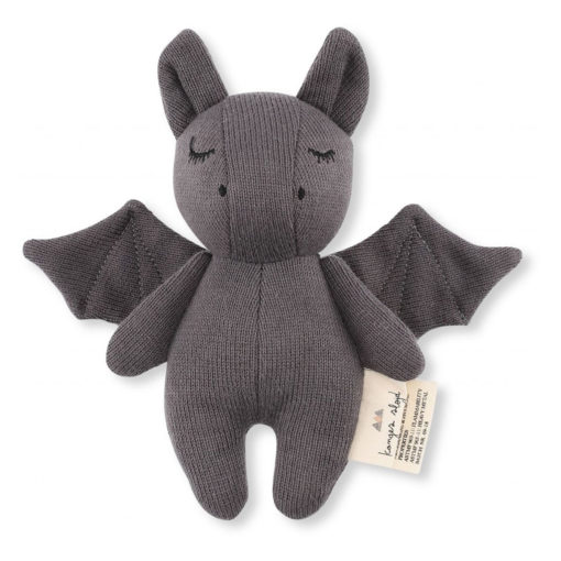 DELISTED Konges Sløjd Kuscheltier „Fledermaus“, mit Glöckchen, H16cm
