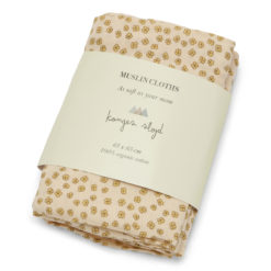 Konges Sløjd Musselin Tuch-Set „Buttercup Yellow“, 65cm, 3er-Set 02