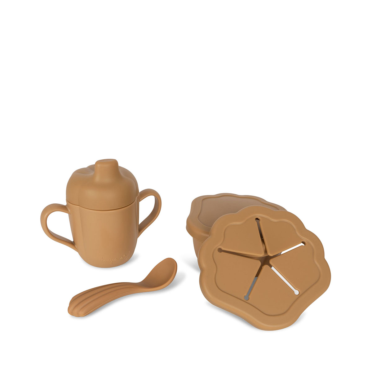 Konges Sløjd Silikon-Geschirrset „Muschel / Terra Cotta“ – Bild 2