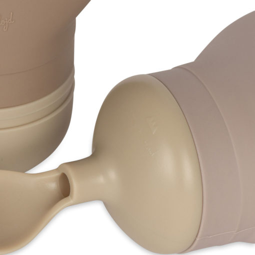 Konges Sløjd Silikon Smoothie-Beutel-Set „Shell / Blush“ – Bild 2