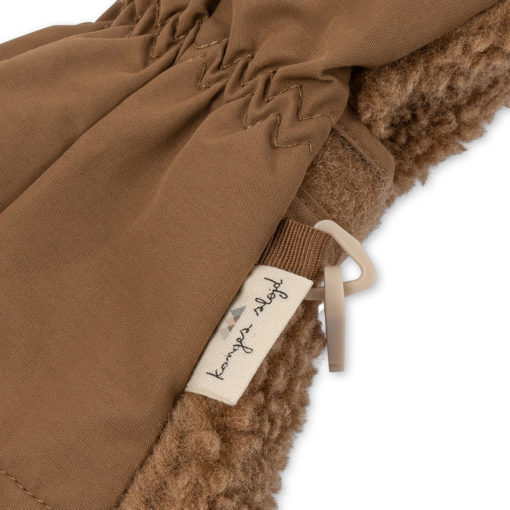 DELISTED Konges Sløjd Teddy Handschuhe „Tobbaco Brown“ – Bild 3