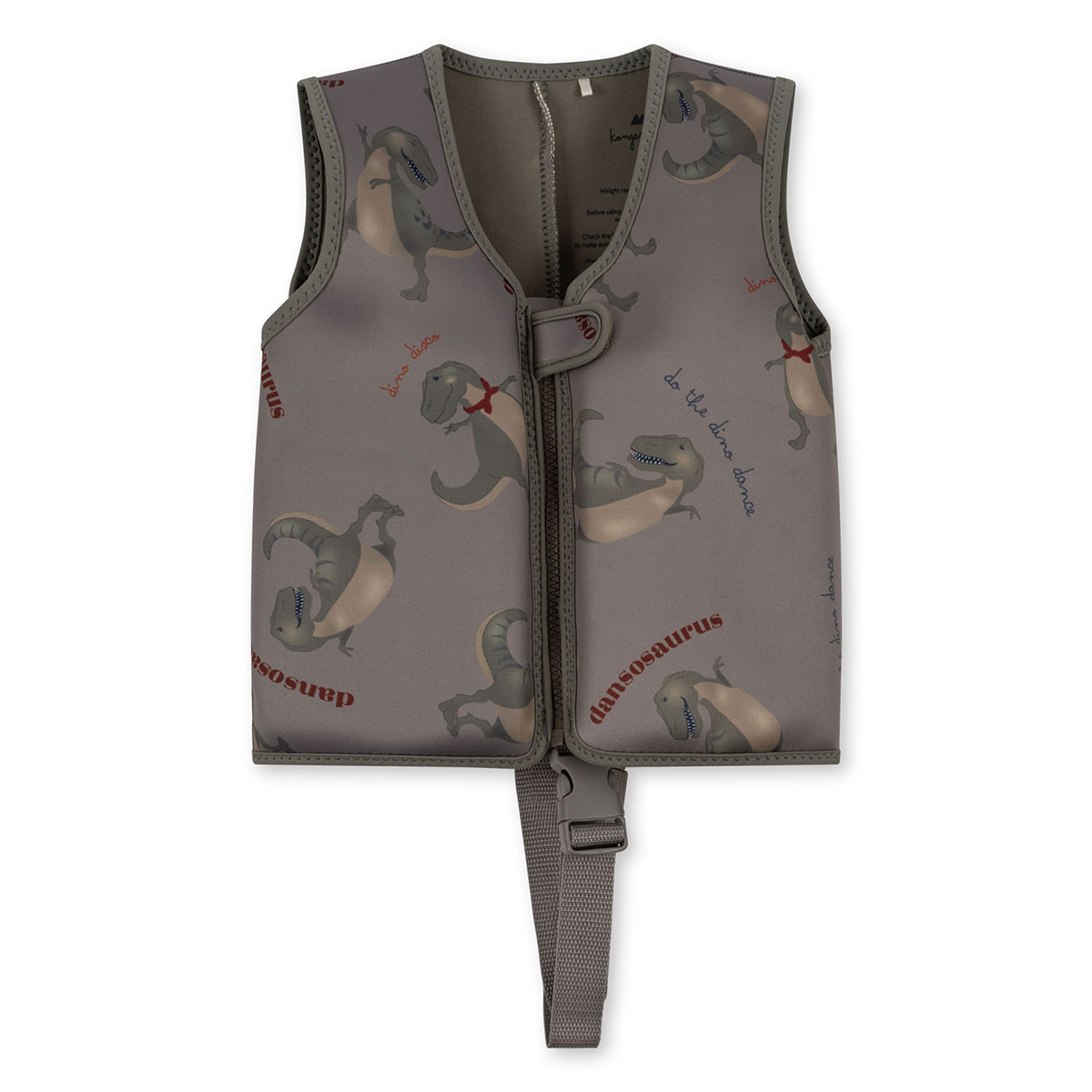 DELISTED Konges Sløjd Kinder-Schwimmweste „Dansosaurus“, Neopren, 4-6J