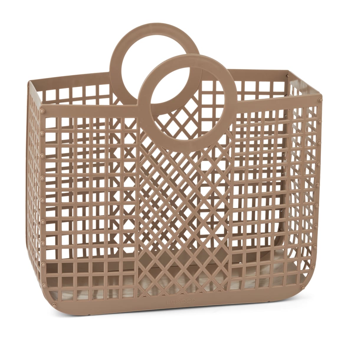 DELISTED Liewood Strandkorb Bloom „Oat“, 37x39x15cm