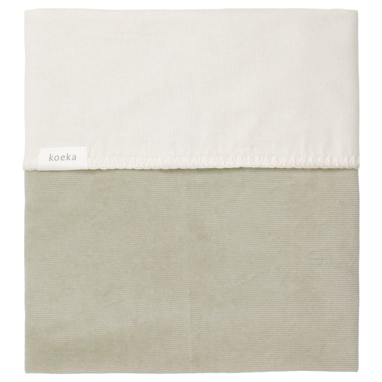 koeka Babydecke Oddi Flanell „sage“, 75x100cm 01