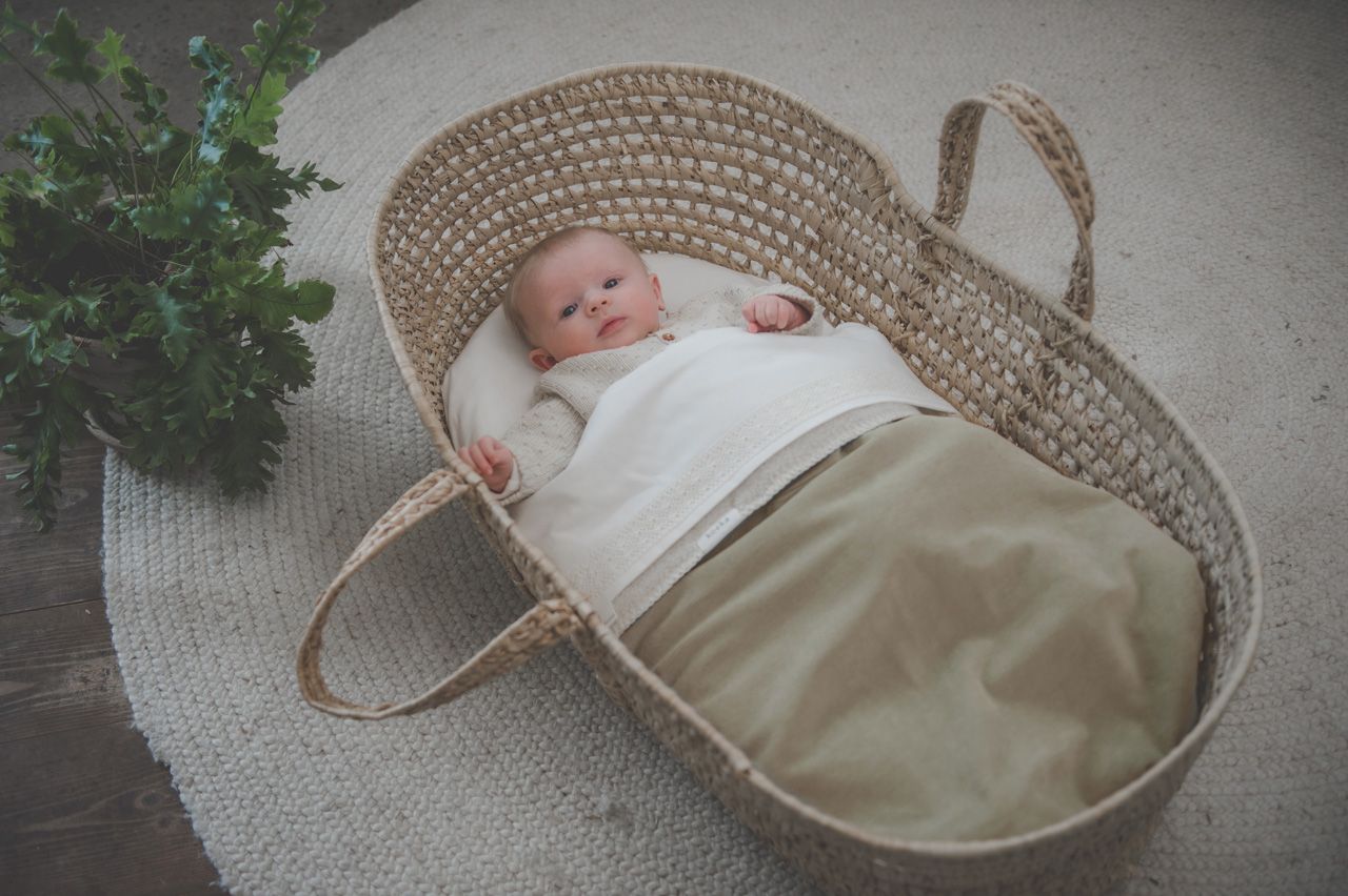 koeka Babydecke Oddi Flanell „sage“, 75x100cm – Bild 4