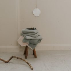 DELISTED koeka Decke Oslo „shadow green / soft sand“, 140x200cm – Bild 5