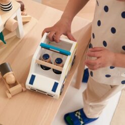 Kids Concept Holz Polizeiauto Aiden, 4-teilig, FSC® [3] – Bild 4