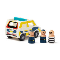 Kids Concept Holz Polizeiauto Aiden, 4-teilig, FSC® [3] – Bild 2