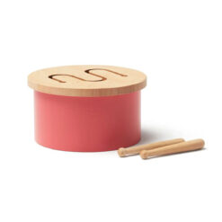 Kids Concept Holz Trommel „hellrot“, FSC®