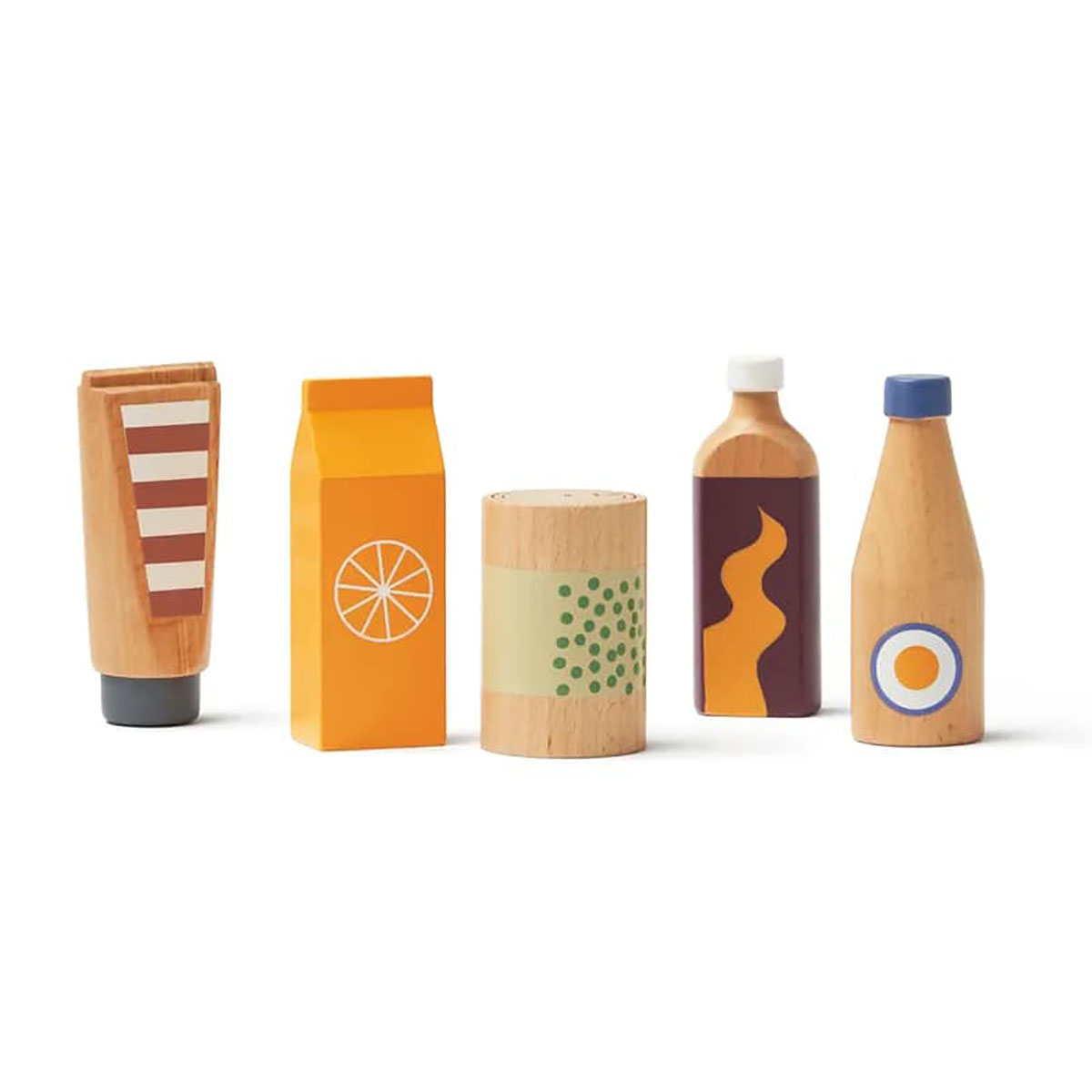 DELISTED Kids Concept Spielzeug Flaschen- und Dosenset, 5-teilig, FSC®