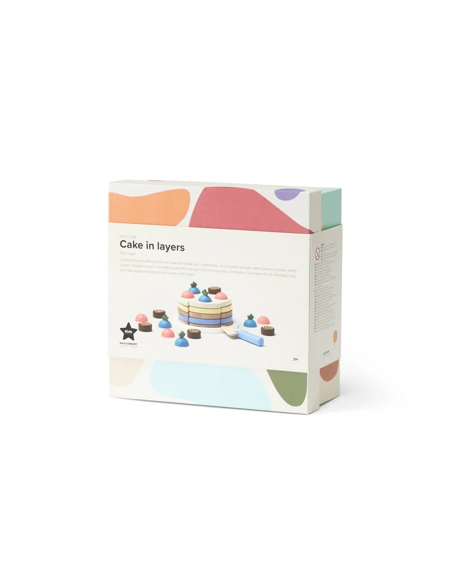 Kids Concept Spielzeug Schichttorte, 42-teilig, FSC® – Bild 2