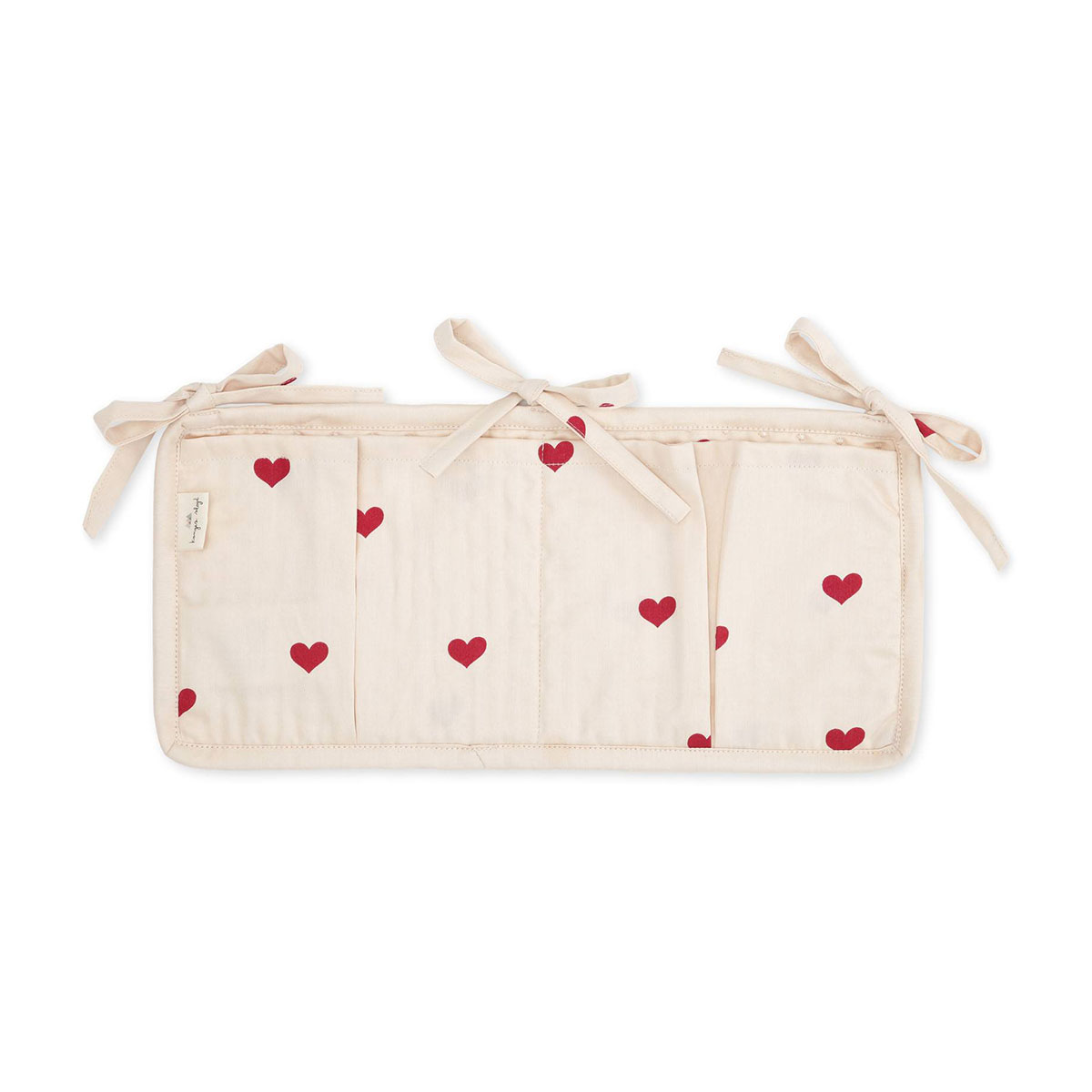 Konges Sløjd KS4207 - QUILTED BED POCKETS - AMOUR ROUGE - Main