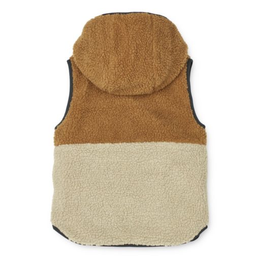 Liewood Diana Thermo-Wendeweste für Kinder „Golden caramel multi mix“, Gr. 80, 92, 128 – Bild 2