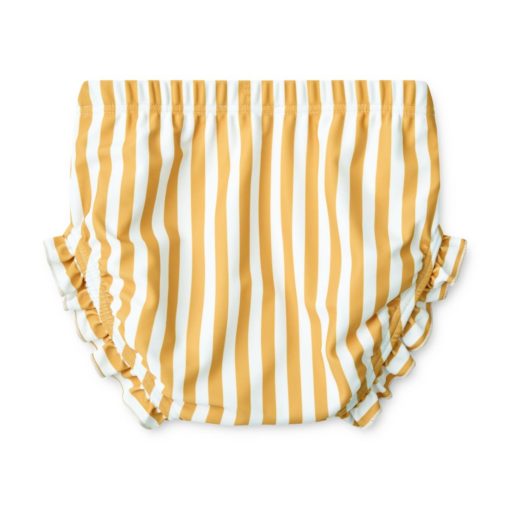 Liewood Mila baby swim pants copy_LW17605_1279_Stripe 8x8mm Yellow mellow_White_1-23_2