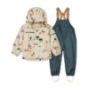 Liewood Regenbekleidung Dakota printed soft shell set_LW17571_1499_All Together Sandy _1-23_1