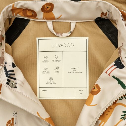 DELISTED Liewood Dakota Regenbekleidungs-Set „All together / Sandy“, Gr. 86, 92 – Bild 7