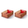 Liewood Weston storage box M 2-pack_LW14677_0106_Dusty raspberry multi mix_2