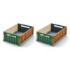 Liewood Aufbewahrungsbox Weston „Sea blue multi mix“, Größe S, 2er-Set, 25x18x10cm