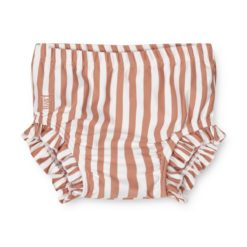 Liewood mila baby swim pants seersucker_LW17605_1278_stripe tuscany rose creme_2 (1)
