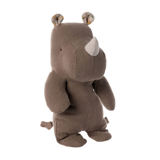Maileg Safari Friends Nashorn small, schokolade, H22cm