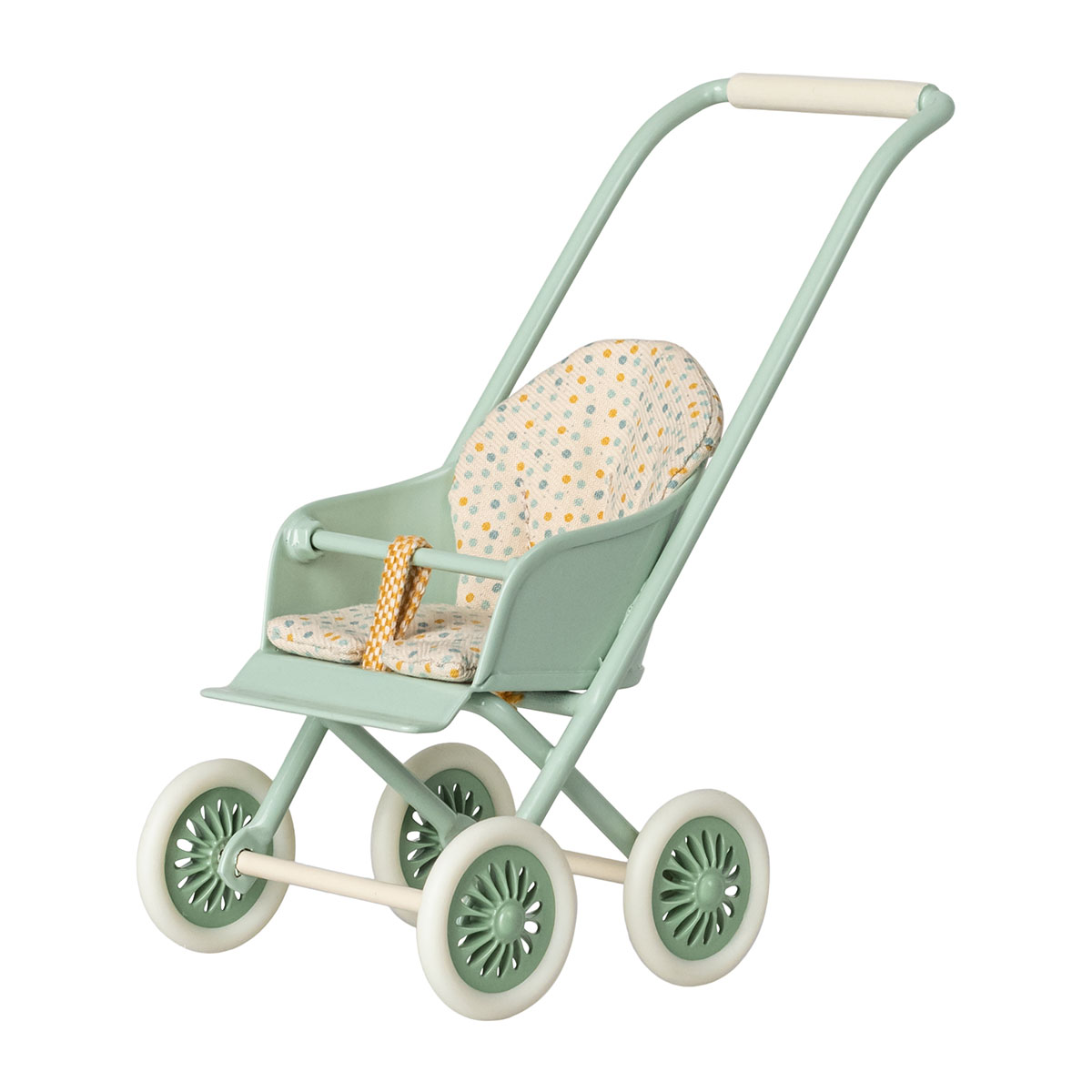 Maileg Vintage-Kinderpuppenwagen „Minzen“, Gr. Mikro, H13cm 01