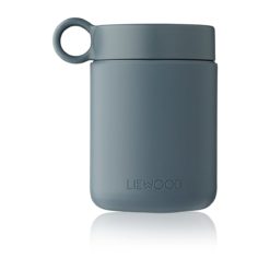 Liewood Kian Thermo-Lebensmittelgefäß aus Edelstahl „Whale blue“ 350ml