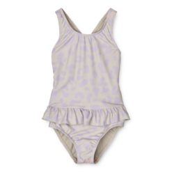 Liewood Kinder-Badeanzug Amara „Leo / Misty lilac“, LFS 40+, Gr. 86-128