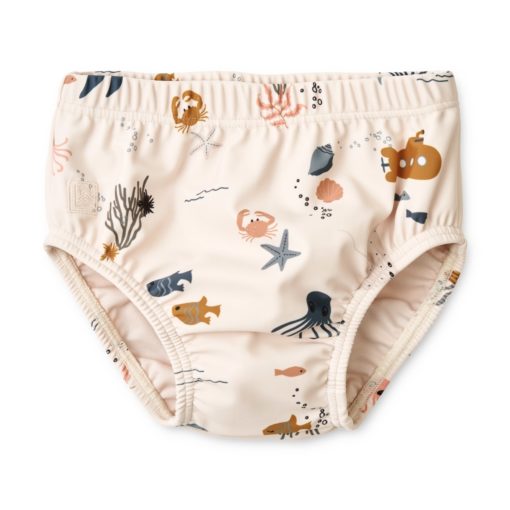 Liewood Baby Badehose Anthony „Sea creature / Sandy“, LSF 40+