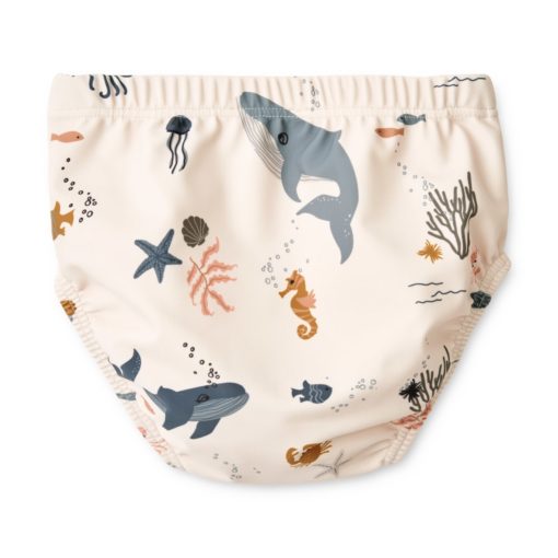 Liewood Baby Badehose Anthony „Sea creature / Sandy“, LSF 40+