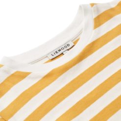 Liewood Langarm-T-Shirt Apia „White / Yellow mellow“, Gr. 56-74 – Bild 3