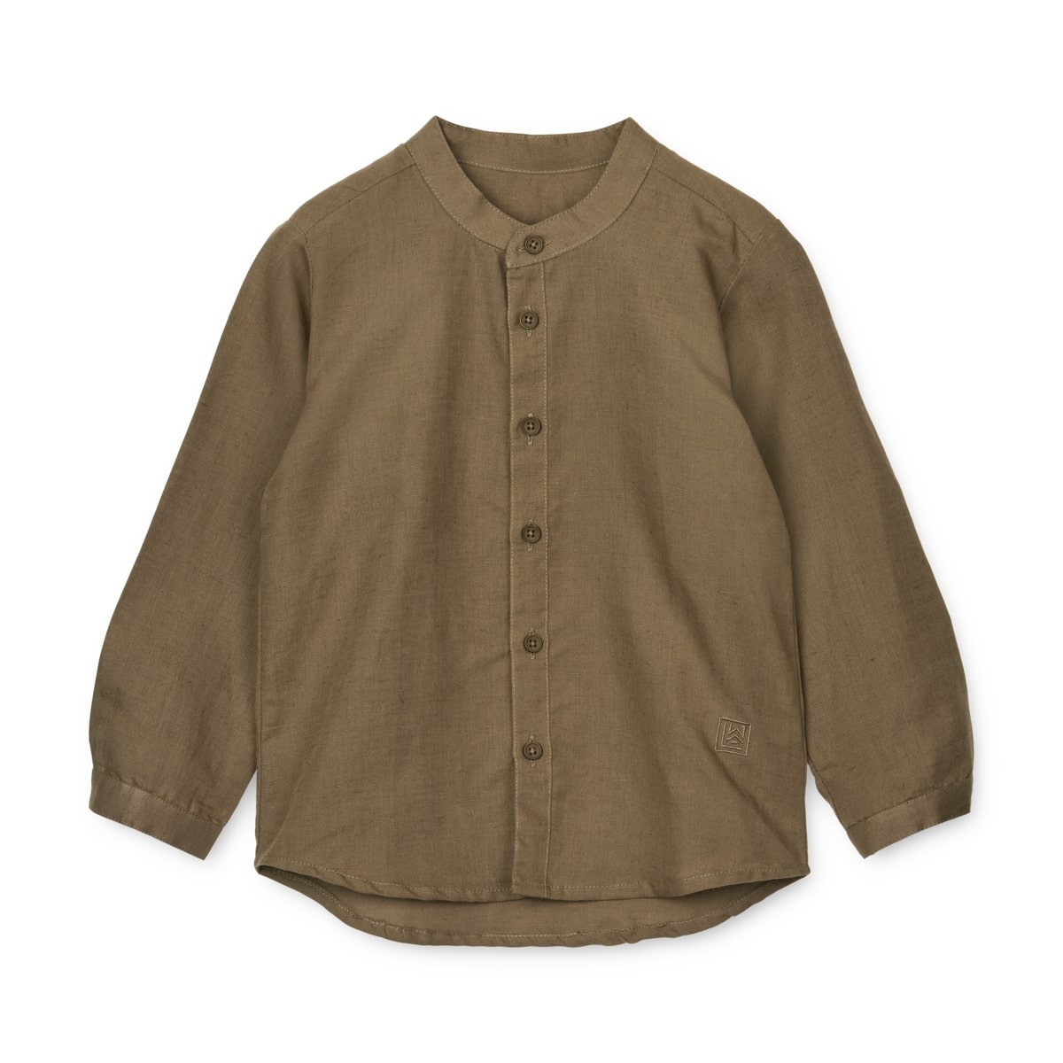 Liewood Leinen-Hemd Austin „Khaki“, Gr. 56-122