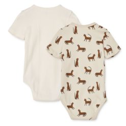 Liewood Baby-Body Yanni „Leopard sandy / Creme de la creme“, 2er-Set, Gr. 56, 68-86 – Bild 2