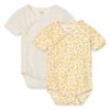 Liewood Baby-Body Hali „Leo jojoba / Creme de la creme“, 2er-Set, Gr. 56-80