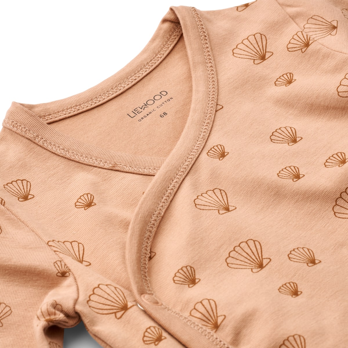 Liewood Baby-Body Hali „Sea shell Pale tuscany / Apple blossom“, 2er-Set, Gr. 62-80 – Bild 4