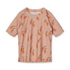 Liewood Noah Kurzarm-Schwimm-T-Shirt „Papaya / Pale tuscany“, LSF 40+, Gr. 56-128