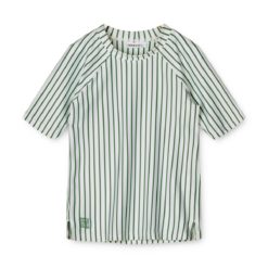 Liewood Noah Kurzarm-Schwimm-T-Shirt „Garden green / Creme de la creme“, LSF 40+, Gr. 56-128