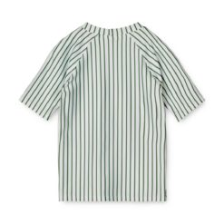 Liewood Noah Kurzarm-Schwimm-T-Shirt „Garden green / Creme de la creme“, LSF 40+, Gr. 56-128