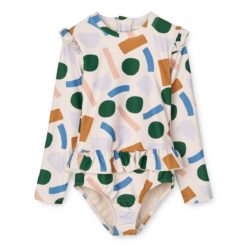 Liewood Sille Swimsuit_LW17611_1028_Paint stroke Sandy_1-23_1