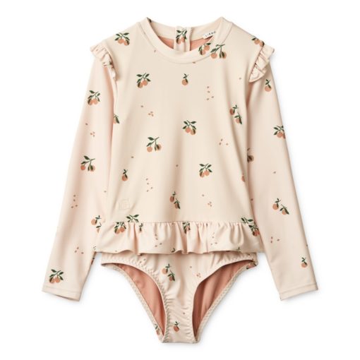 Liewood Kinder Badeanzug Sille „Peach / Sea shell“, LSF 40+, Gr. 56-116