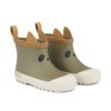 Liewood Tekla Regenstiefel „Panda / Khaki mix“, Gr. 22-30