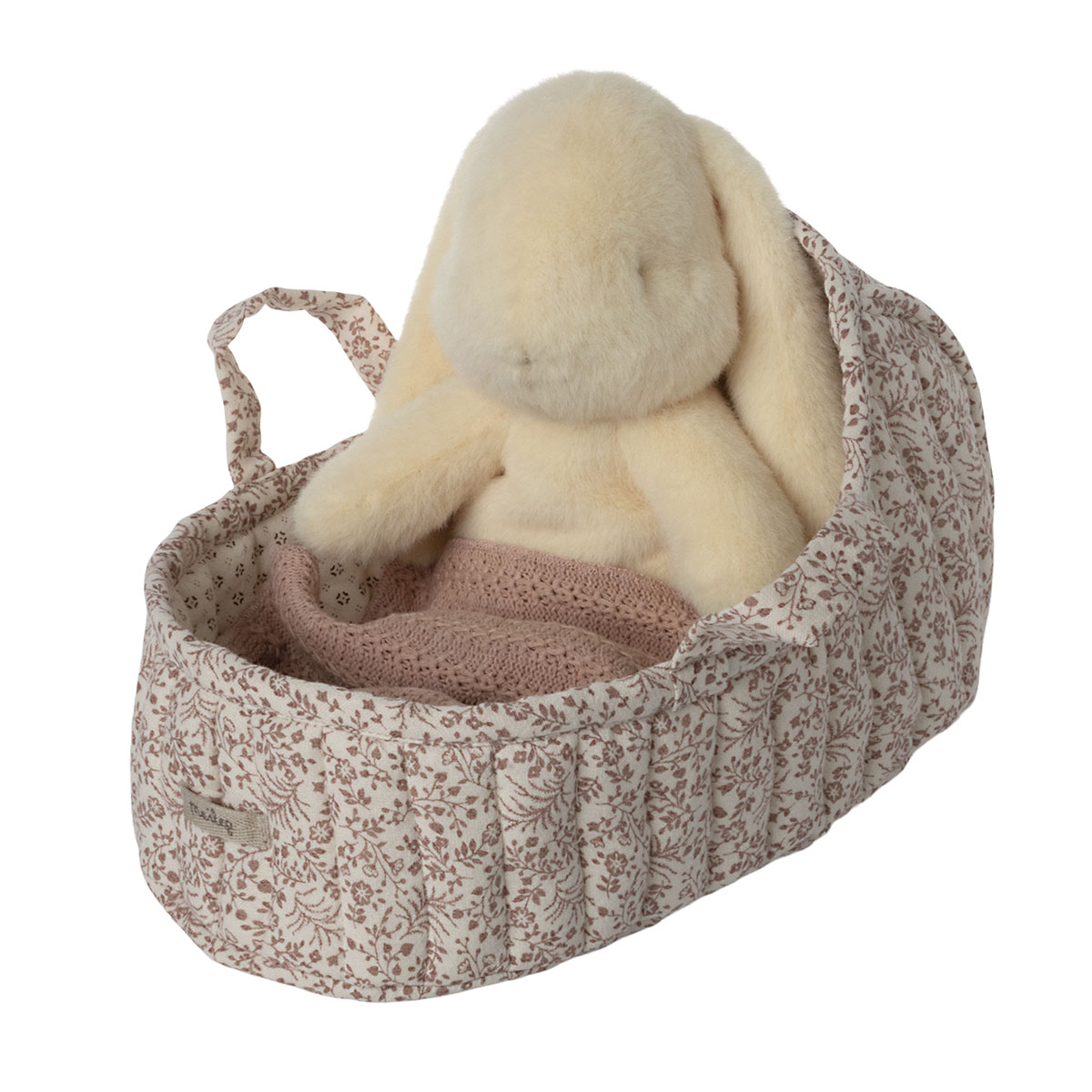 DELISTED Maileg Babytragetasche aus Stoff, Groß - Weiß, 17x14cm – Bild 2