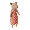 Maileg Kuscheltier Schwein mit Kleid, H34cm