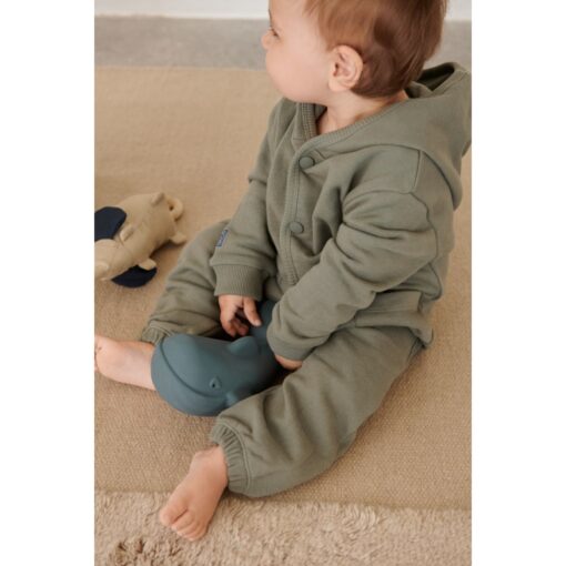 Liewood Kinder-Sweat-Jumpsuit Topeka „Faune green“, Gr. 56-80, 92-104 – Bild 5