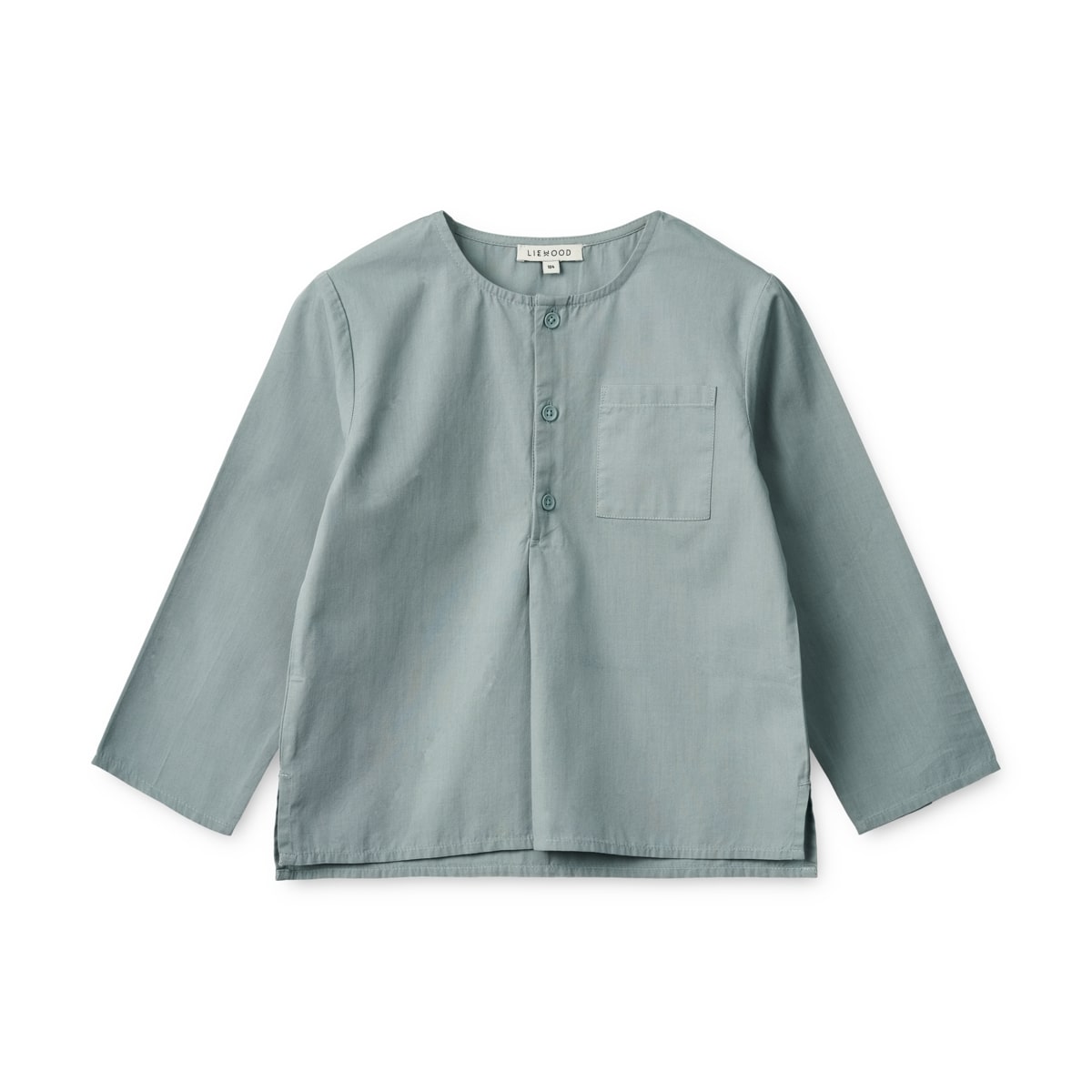 Liewood Kinder-Hemd Housten „Sea blue“, garngefärbt, Gr. 56-122