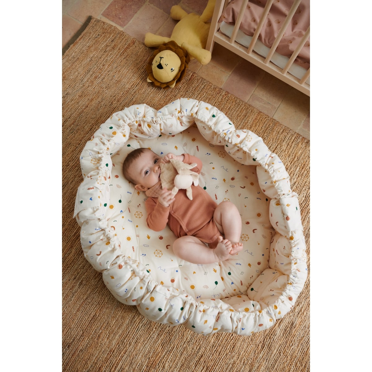 DELISTED Liewood Baby-Aktivitätsnest Ola „Star bright / Sandy“ – Bild 6