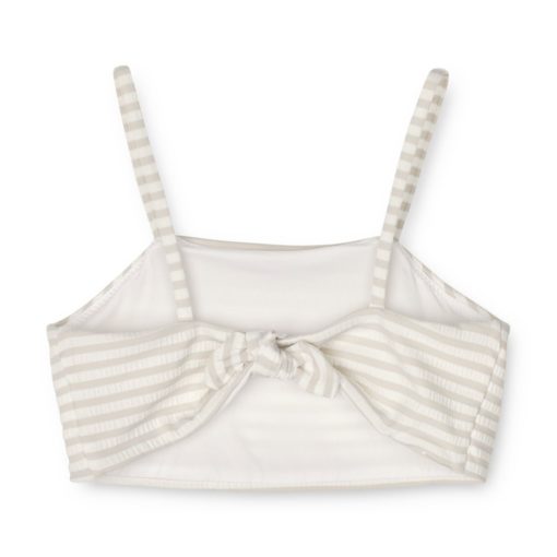 Liewood Kinder-Bikini-Set Lucette „Crisp white / Sandy“, Seersucker, LSF 40+, Gr. 86-98, 128 – Bild 4