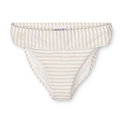 Liewood Kinder-Bikini-Set Lucette „Crisp white / Sandy“, Seersucker, LSF 40+, Gr. 86-98, 128 – Bild 5