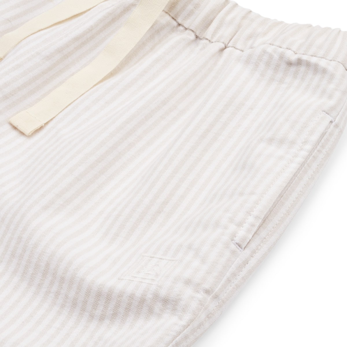 Liewood Kinder-Popelinehose Orlando „Crisp white / Sandy“, Gr. 56-86, 98-122 – Bild 3