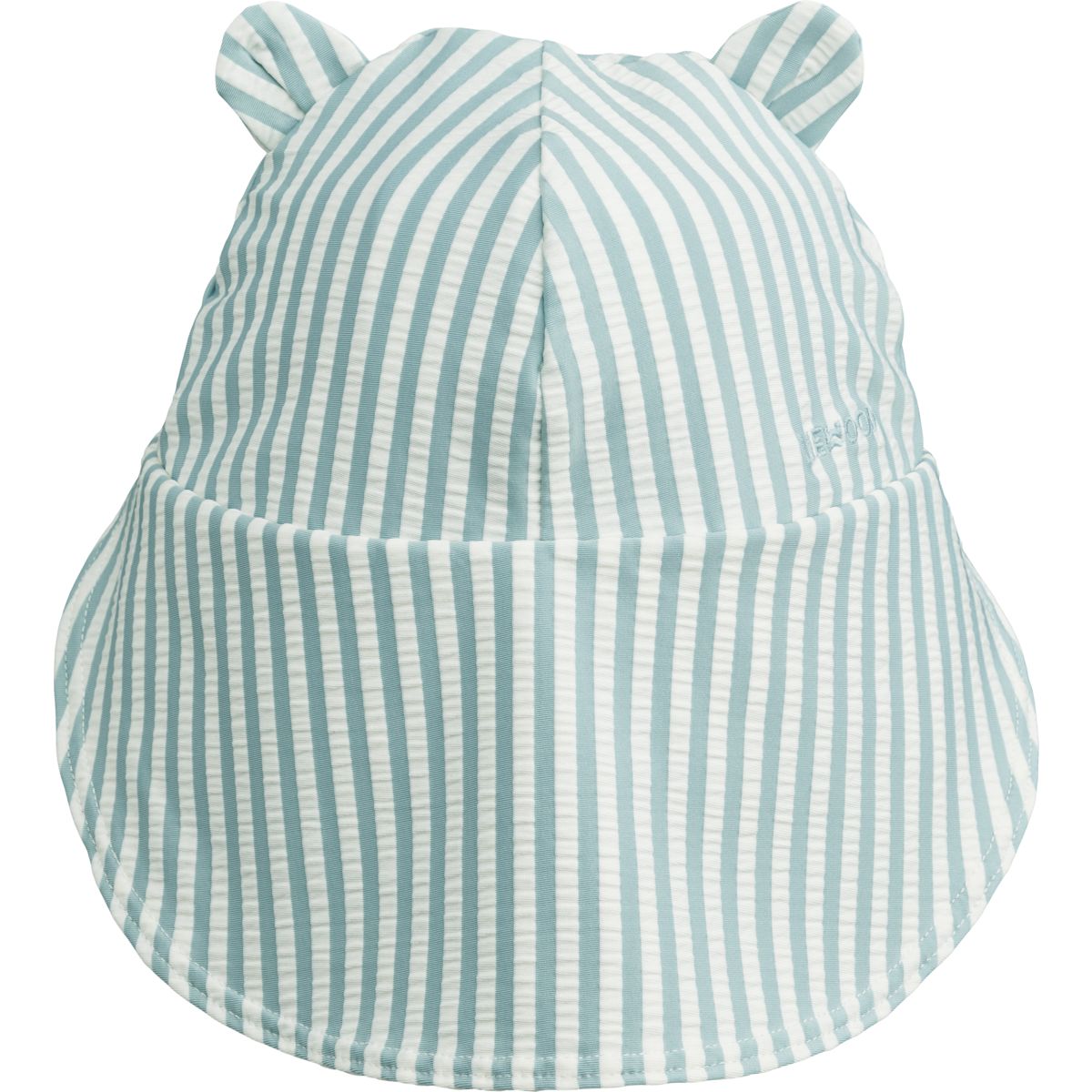 DELISTED Liewood Senia Seersucker Sonnenhut „Sea blue / White“, UV 40+ – Bild 2